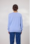 CARTER V NECK - pale blue